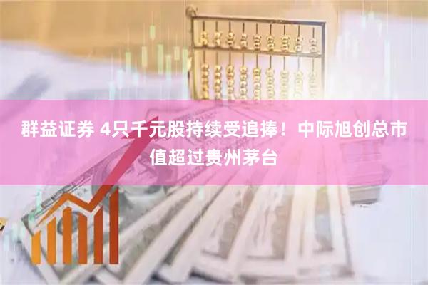 群益证券 4只千元股持续受追捧！中际旭创总市值超过贵州茅台