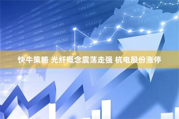 快牛策略 光纤概念震荡走强 杭电股份涨停