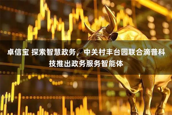 卓信宝 探索智慧政务，中关村丰台园联合滴普科技推出政务服务智能体