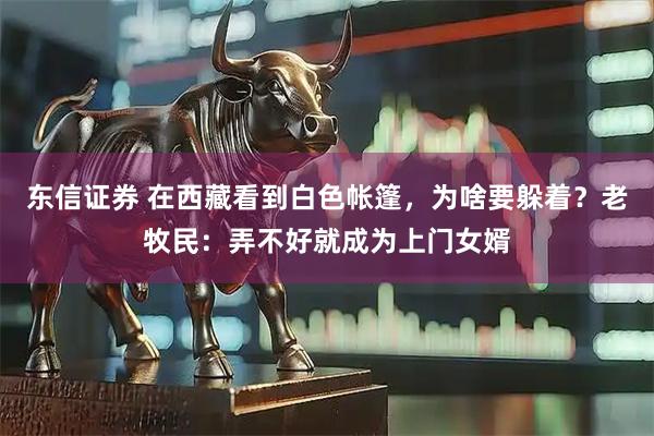 东信证券 在西藏看到白色帐篷，为啥要躲着？老牧民：弄不好就成为上门女婿