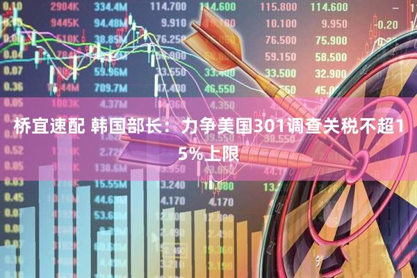 桥宜速配 韩国部长：力争美国301调查关税不超15%上限