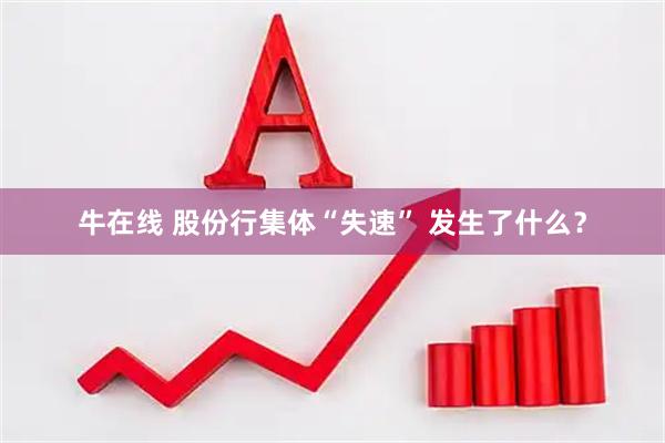 牛在线 股份行集体“失速” 发生了什么？